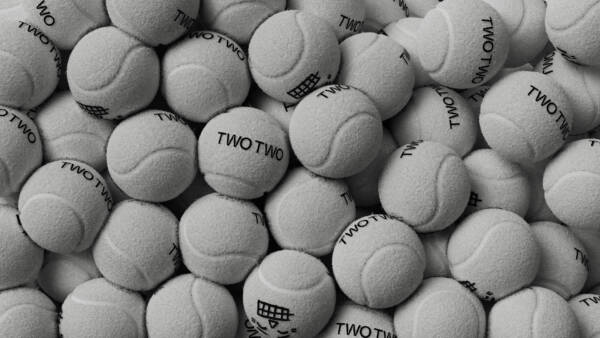 TWOTWO - Pro Ball x 1 tube (3 balls) - White