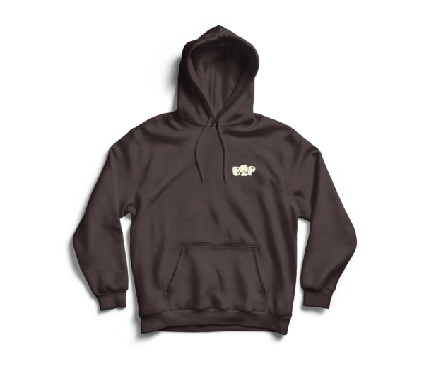 Bounce Earth Brown Off White Hoodie